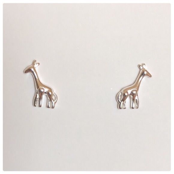 💕Super fun Giraffe Earrings Sterling Silver💕 - Picture 4 of 10